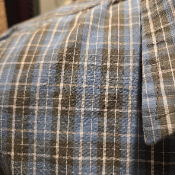 Timberland Mens Medium Plaid shirt - Picture 4 of 5